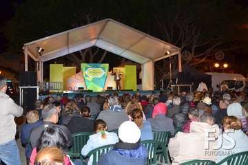 Actuación del humorista Maestro Florido (Foto Francisco Javier Santana)